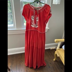 Free People Embroidered dress M